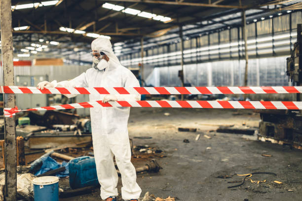 Professional Unattended Death Cleanup technician working in Stockton, CA